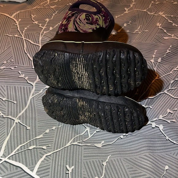 Toddler BOGS Waterproof Classic Boots size 7 Purple Marble - Picture 3 of 7